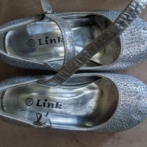 Girls sparkly heels